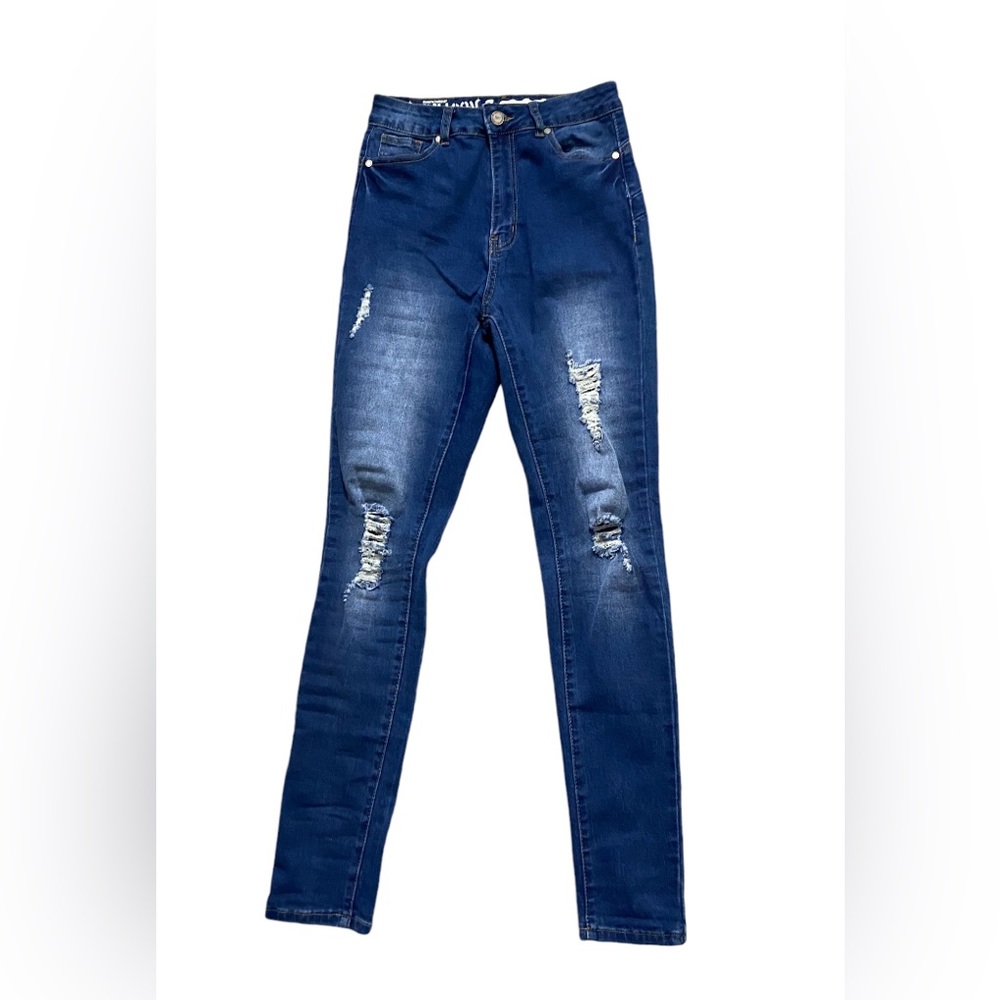 BOGO FREE High Waist Reason Distressed Jeans
